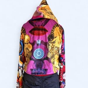 Rare Custo Barcelona “Lip shine”Jacket